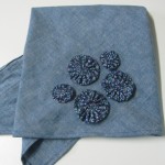 Head scarf with Yo Yos