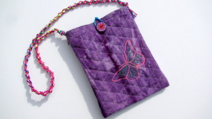 Child's Shoulder bag with butterfly