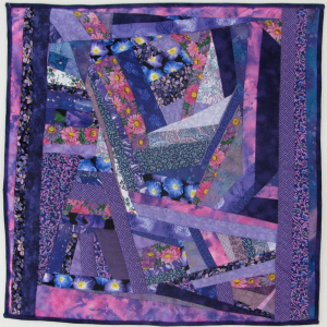 purple crazy quilt