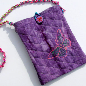 Bag with butterfly
