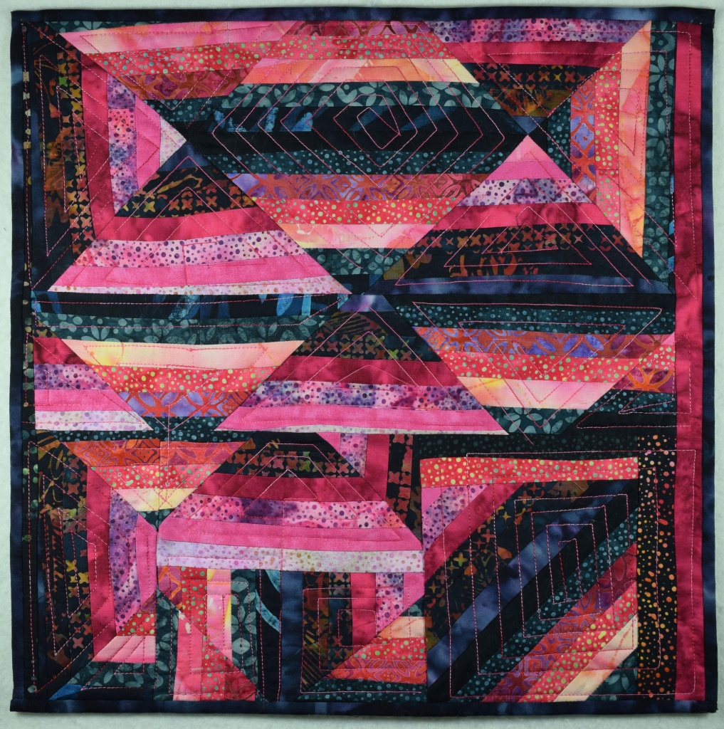Rearranged fabric art